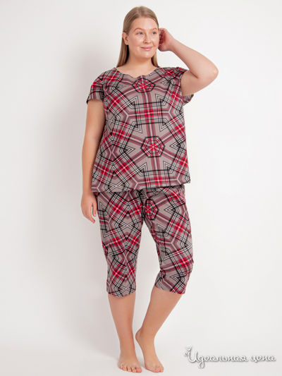 Костюм Vis-a-vis, цвет бежевый, красный