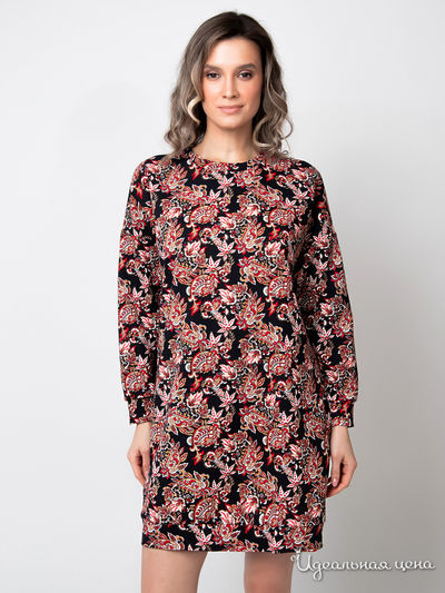 Платье Vis-a-vis, цвет тёмно-синий, красный