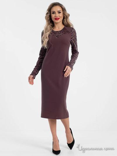 Платье Wisell, цвет коричневый