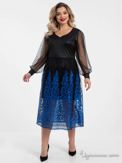 Платье Wisell, цвет черный, синий