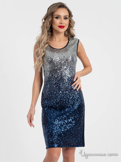 Платье Wisell, цвет серый, синий