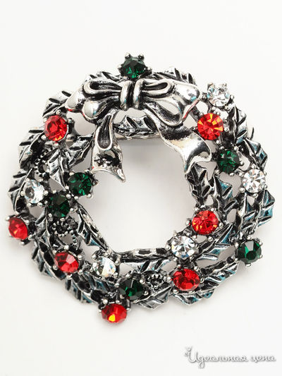 Брошь Fransua Ardy, цвет серебряный