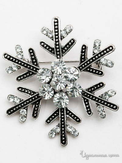 Брошь Fransua Ardy, цвет серебряный