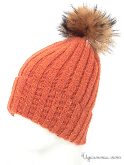 Шапка Flioraj, цвет терракотовый
