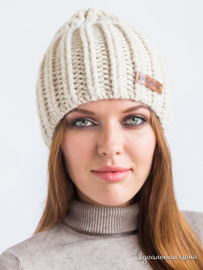 Шапка Flioraj, цвет молочный