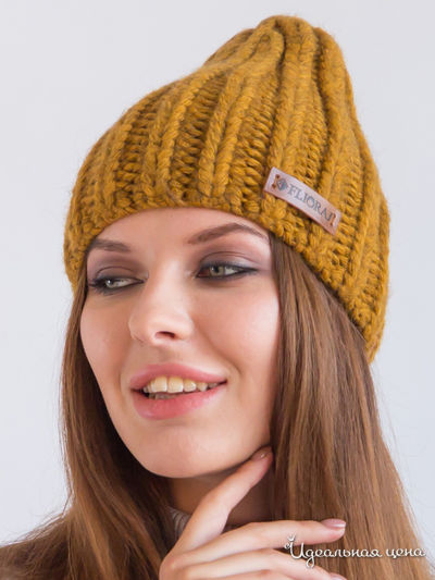 Шапка Flioraj, цвет горчичный