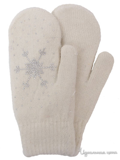 Варежки Flioraj, цвет белый