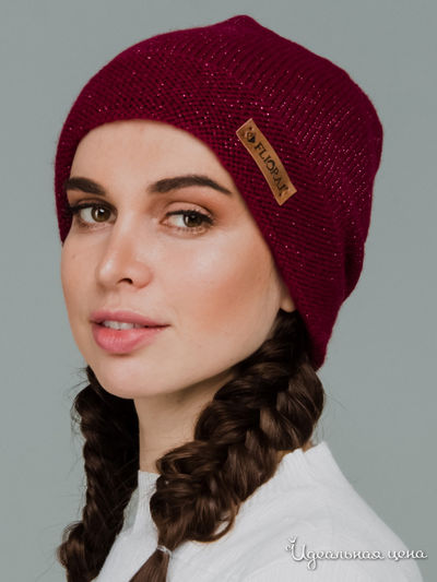 Шапка Flioraj, цвет бордовый
