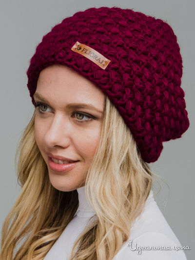 Шапка Flioraj, цвет бордовый