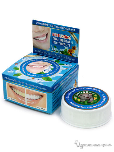 Зубная паста антибактериальная, 33 г, Binturong