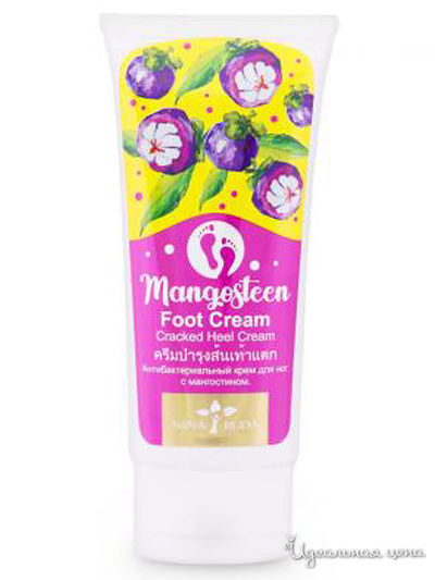 Крем для ног Антибактериальный с мангостином, Nina Buda