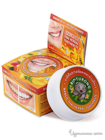 Зубная паста с экстрактом манго, 33 г, Binturong