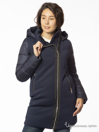 Пуховик Evacana, цвет синий