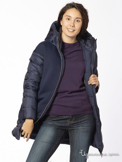 Пуховик Evacana, цвет синий