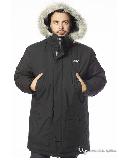 Пуховик New Balance, цвет черный