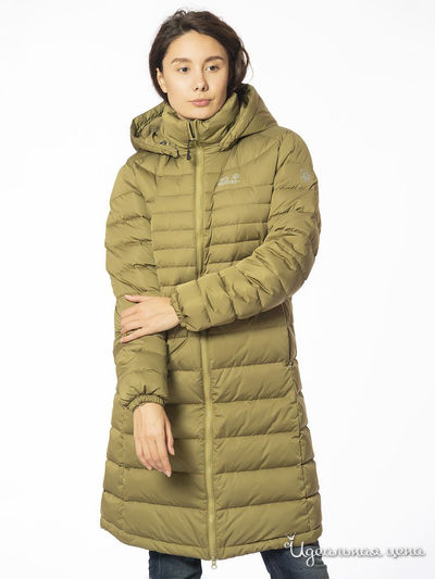 Пуховик Jack Wolfskin, цвет хаки