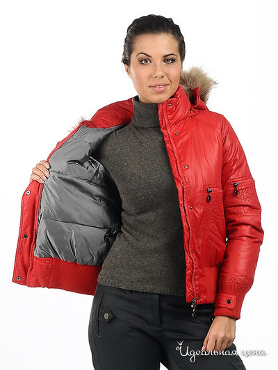 Куртка Kartika женская, цвет красный