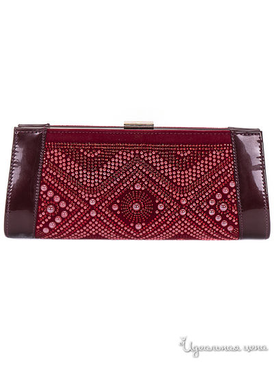 Клатч Flioraj, цвет бордовый