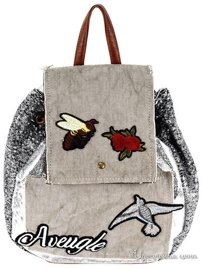 Рюкзак Batty, цвет серебряный