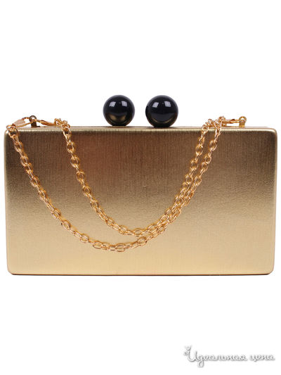 Клатч Flioraj, цвет золотой