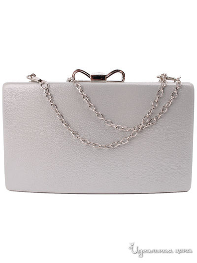 Клатч Flioraj, цвет серебряный