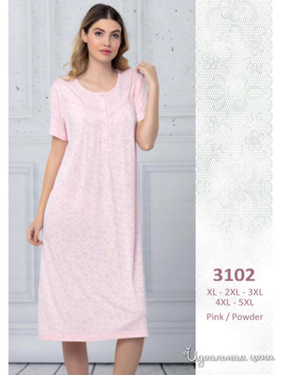 Ночная сорочка Regina Lingerie, цвет розовый