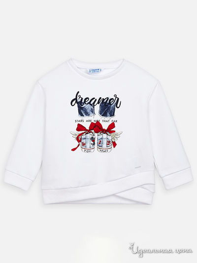 Толстовка Mayoral, цвет белый