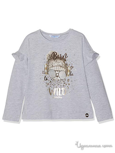 Футболка Mayoral, цвет серый