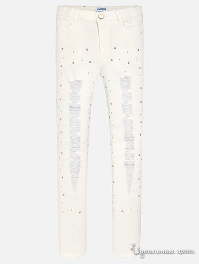 Джинсы Mayoral, цвет Белый
