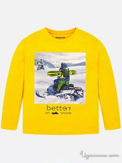 Лонгслив Mayoral, цвет жёлтый