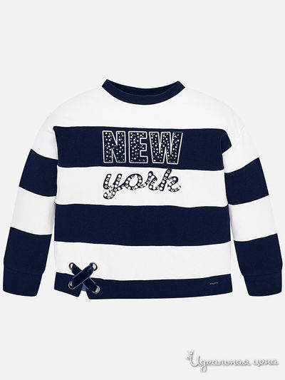 Свитшот Mayoral, цвет синий, белый