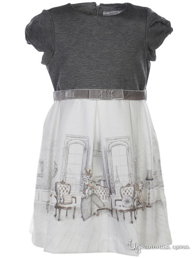 Платье Mayoral, цвет серый