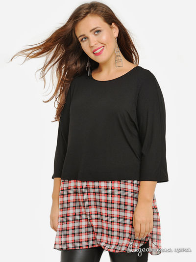 Блуза Svesta, цвет черный, красный