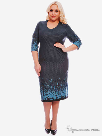 Платье Svesta, цвет черный, бирюзовый