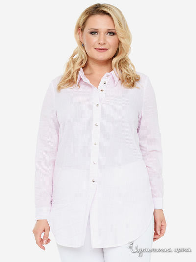 Блуза Svesta, цвет белый, розовый