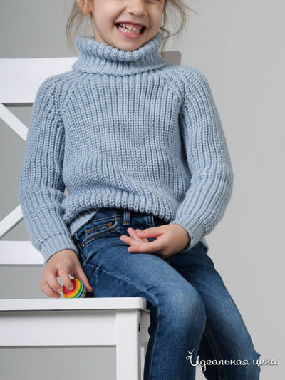 Свитер CASHMERE DREAM, цвет голубой