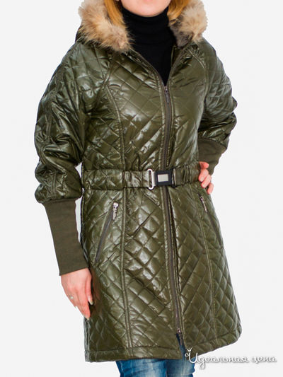 Пуховик Yes Miss, цвет оливковый