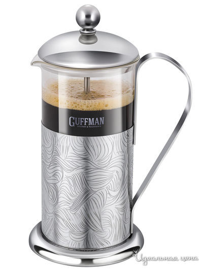 Френч-пресс, 350 мл Guffman, цвет серебряный