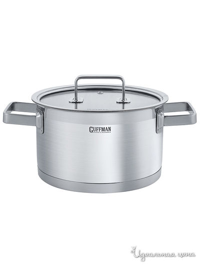 Кастрюля, 3,2 л Guffman, цвет стальной