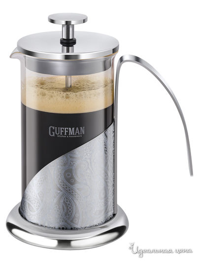Френч-пресс, 350 мл Guffman, цвет серебряный