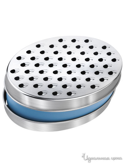 Терка с контейнером Guffman, цвет голубой