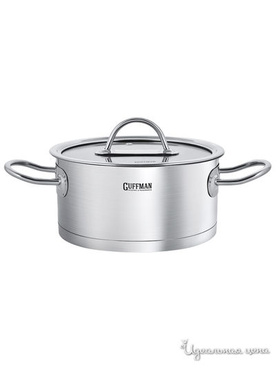 Кастрюля, 2,4 л Guffman, цвет стальной