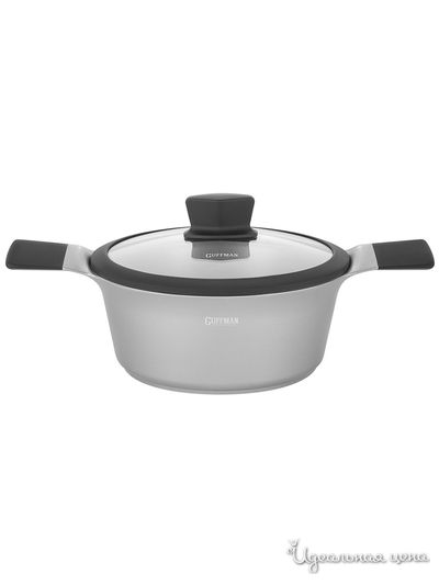Кастрюля, 2,3 л Guffman, цвет серый