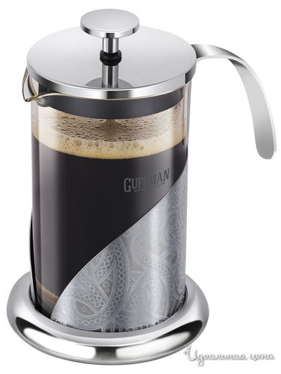 Френч-пресс, 600 мл Guffman, цвет серебряный