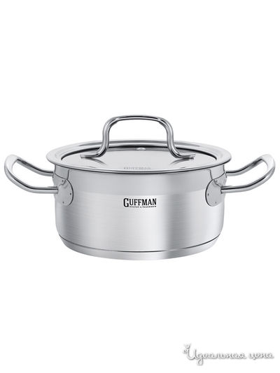 Кастрюля, 1,8 л Guffman, цвет стальной