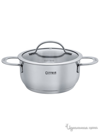 Кастрюля, 3,7 л Guffman, цвет стальной