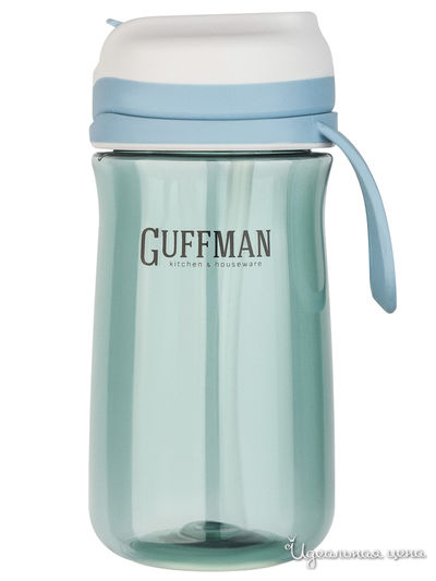 Бутылка, 450 мл Guffman, цвет голубой