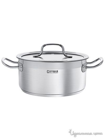 Кастрюля, 2,4 л Guffman, цвет стальной