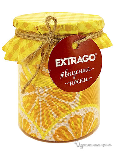 Носки, 2 пары EXTRAGO, цвет желтый