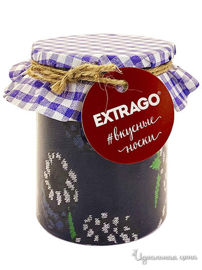 Носки, 2 пары EXTRAGO, цвет коричневый